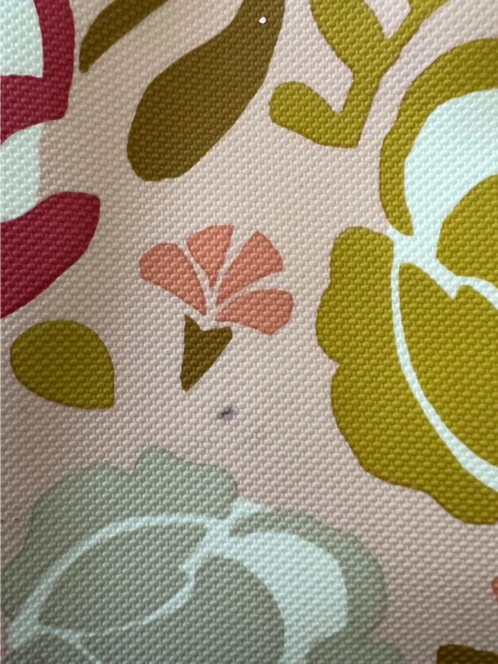 Fossil Mothers Day Large Shopper Tote Shoulder Bag Purse Pink Floral Print Key - Picture 10 of 11